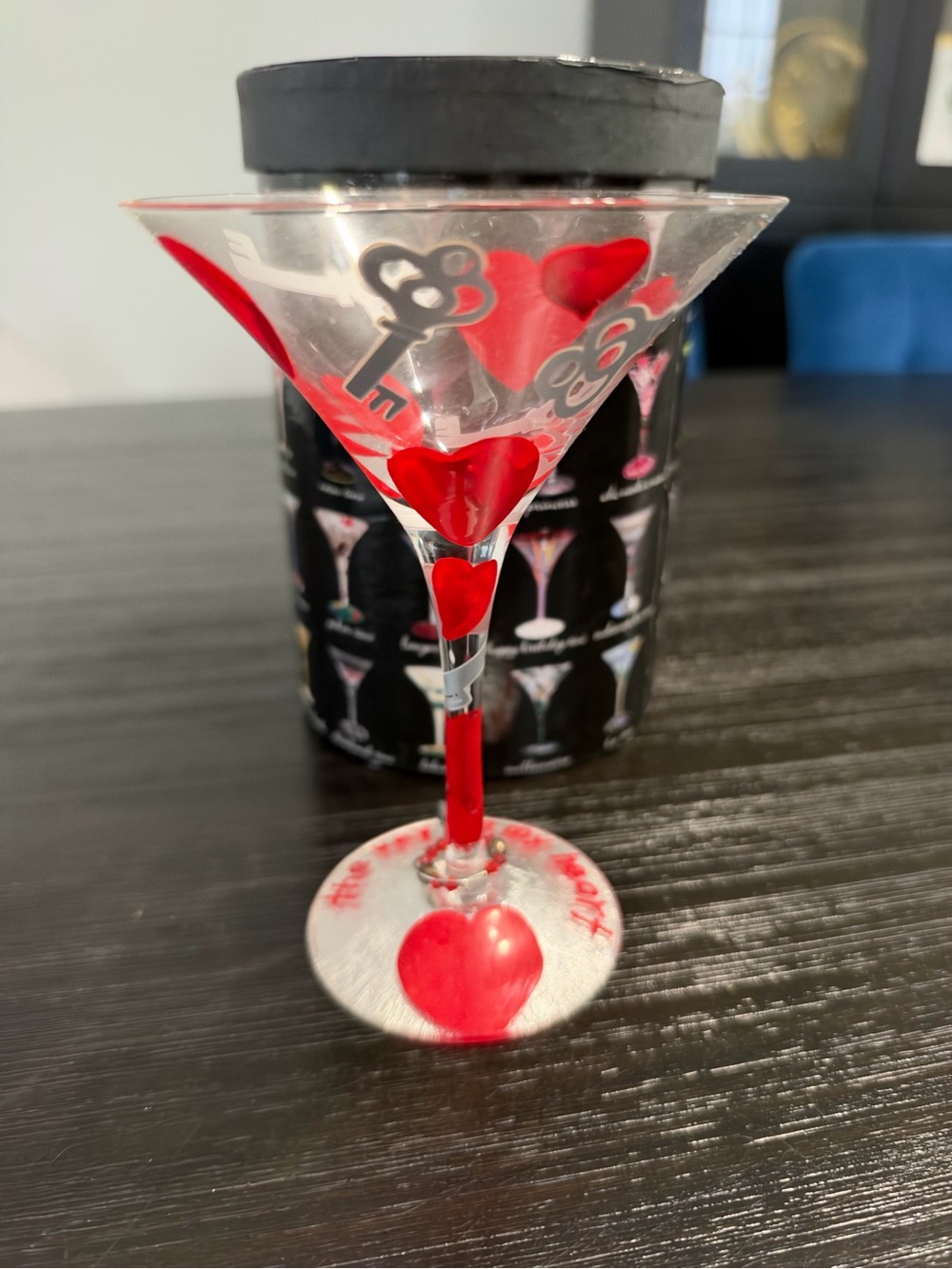Lolita “Key to my Heart” Martini Glass